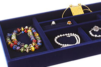 Blue Jewelry Drawer Insert